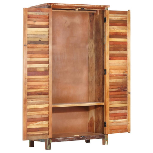 Rustika Rowe -  Wardrobe 90x50x180 cm Solid Reclaimed Wood